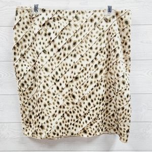 Ann Taylor Leopard Skirt‎